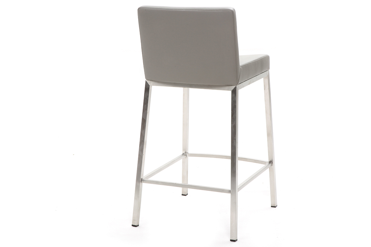 Sgabello design 66cm grigio - set di 2 EPSILON