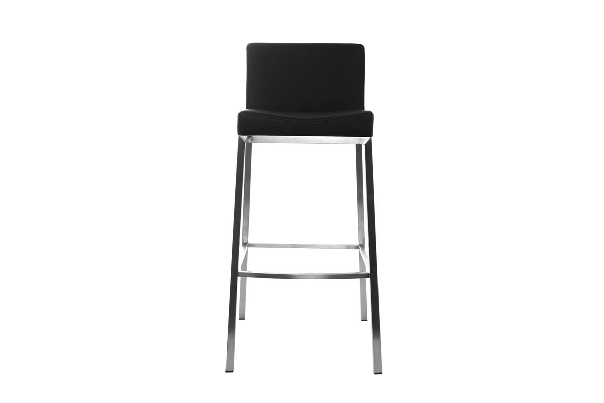 Sgabello design 66cm nero - set di 2 EPSILON