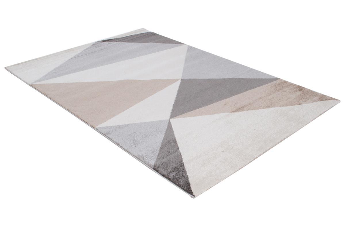 Tappeto design bianco, beige e grigio 160 x 230 cm TAPEZI