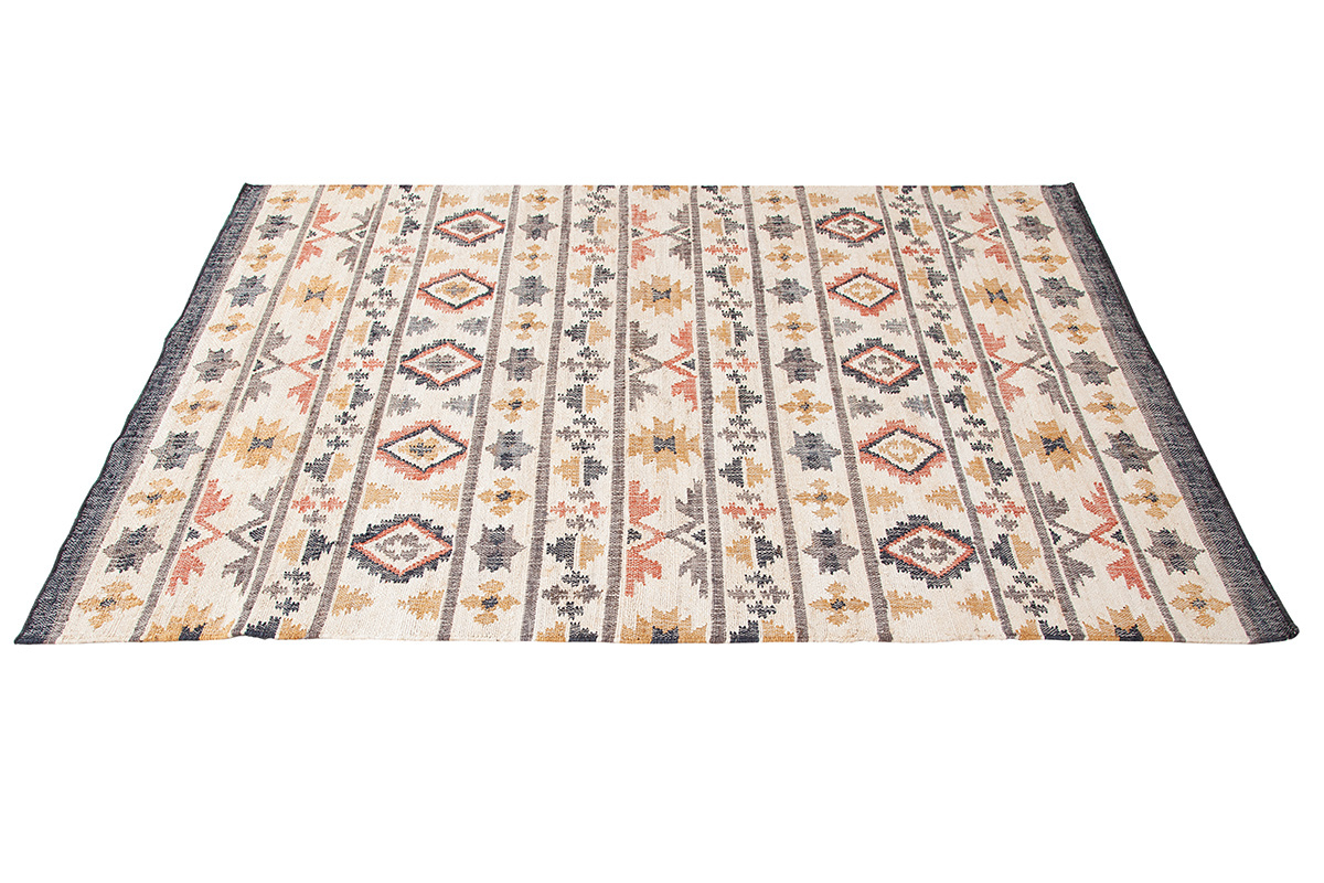 Tappeto Kilim tessuto a mano in juta 160 x 230 cm INCAS