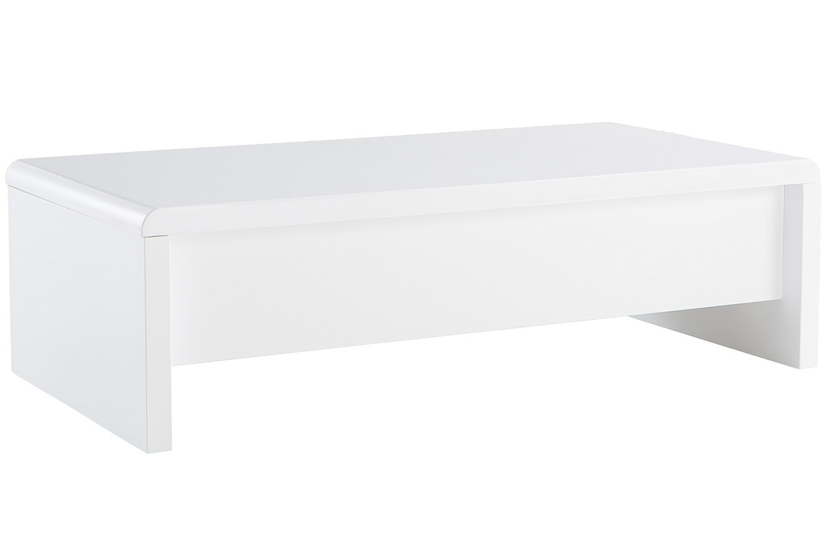 Tavolino basso design bianco LOLA