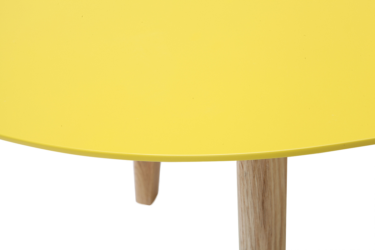 Tavolino design  giallo L120 cm EKKA