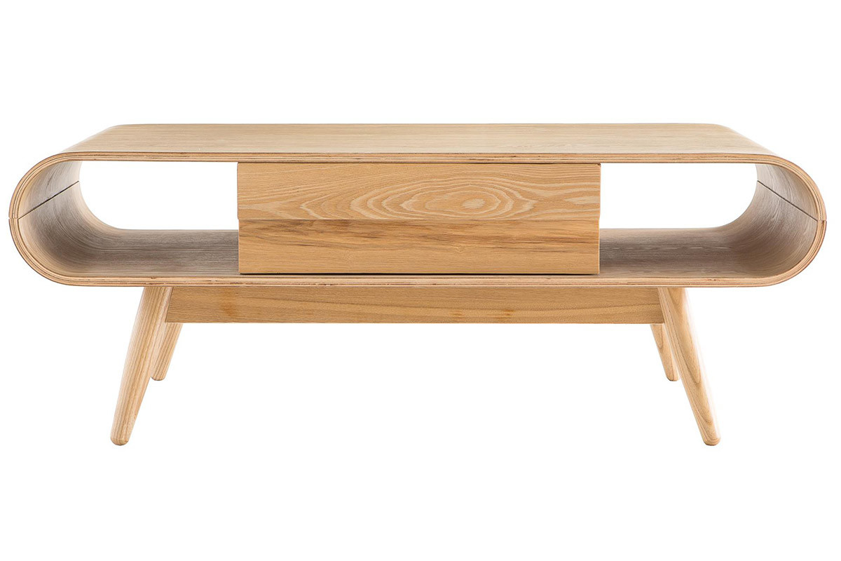 Tavolino scandinavo legno naturale BALTIK