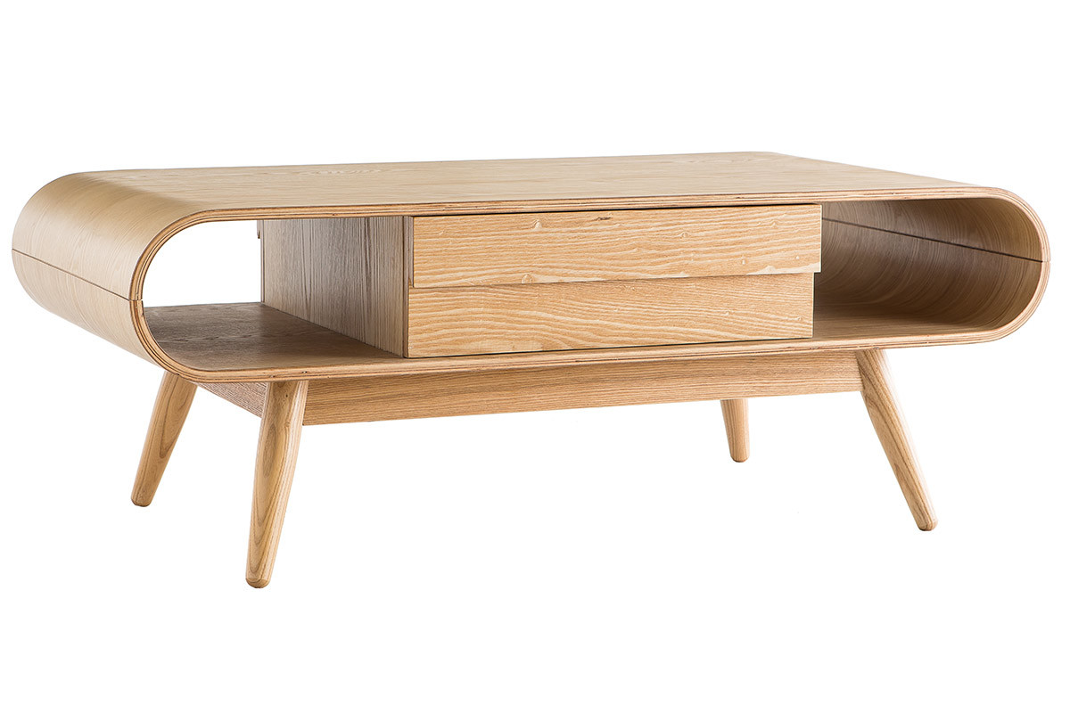 Tavolino scandinavo legno naturale BALTIK