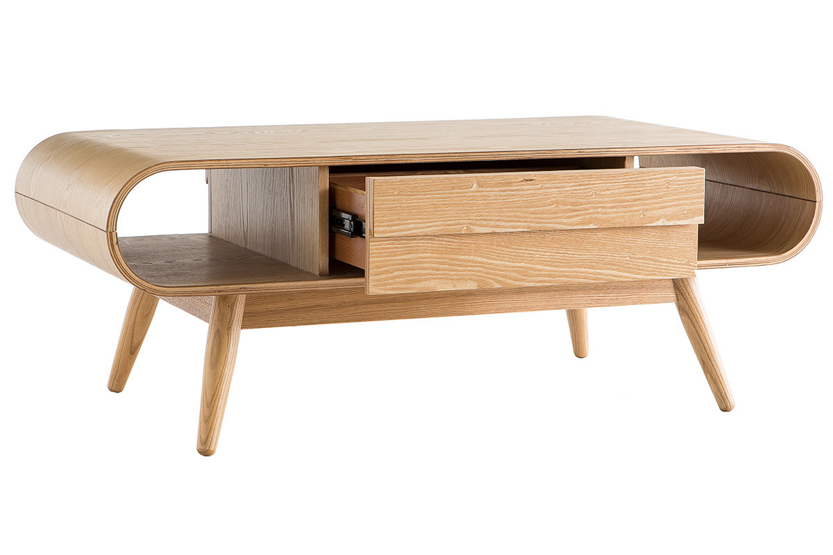 Tavolino scandinavo legno naturale BALTIK