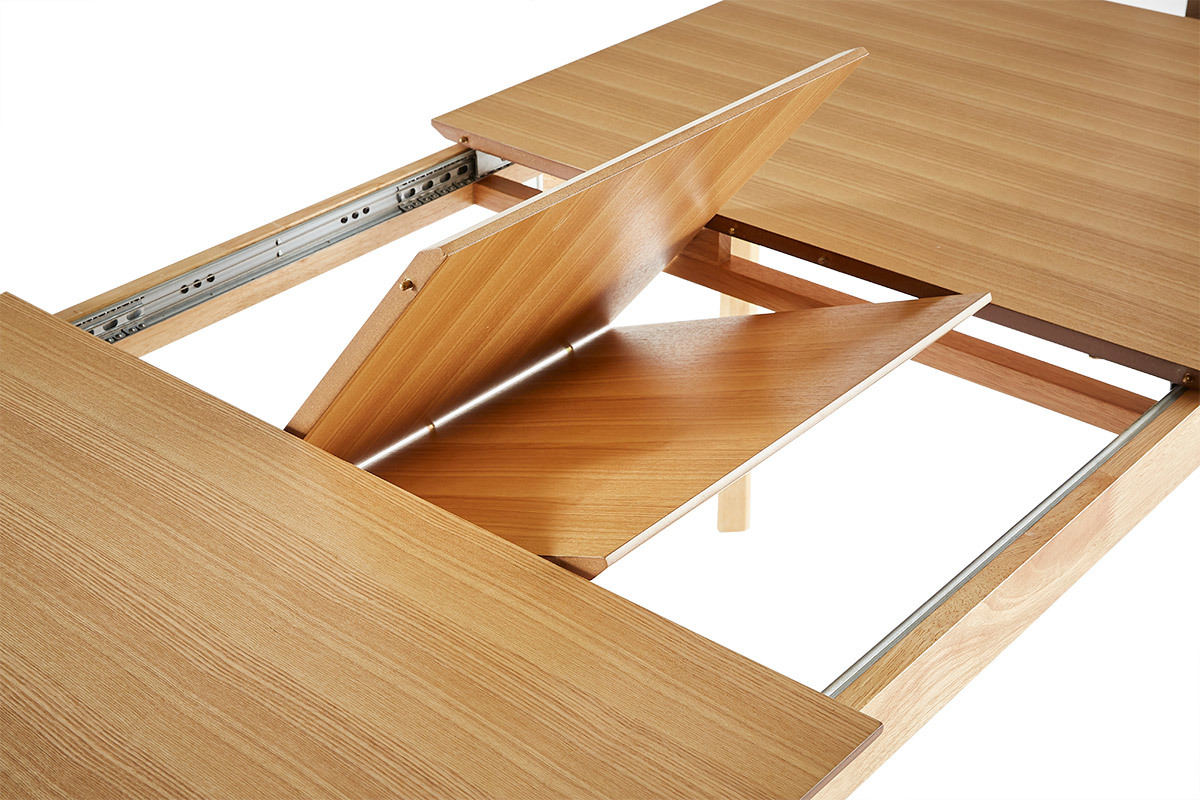 Tavolo da pranzo allungabile rettangolare legno frassino L160-210 cm BONAVISTA