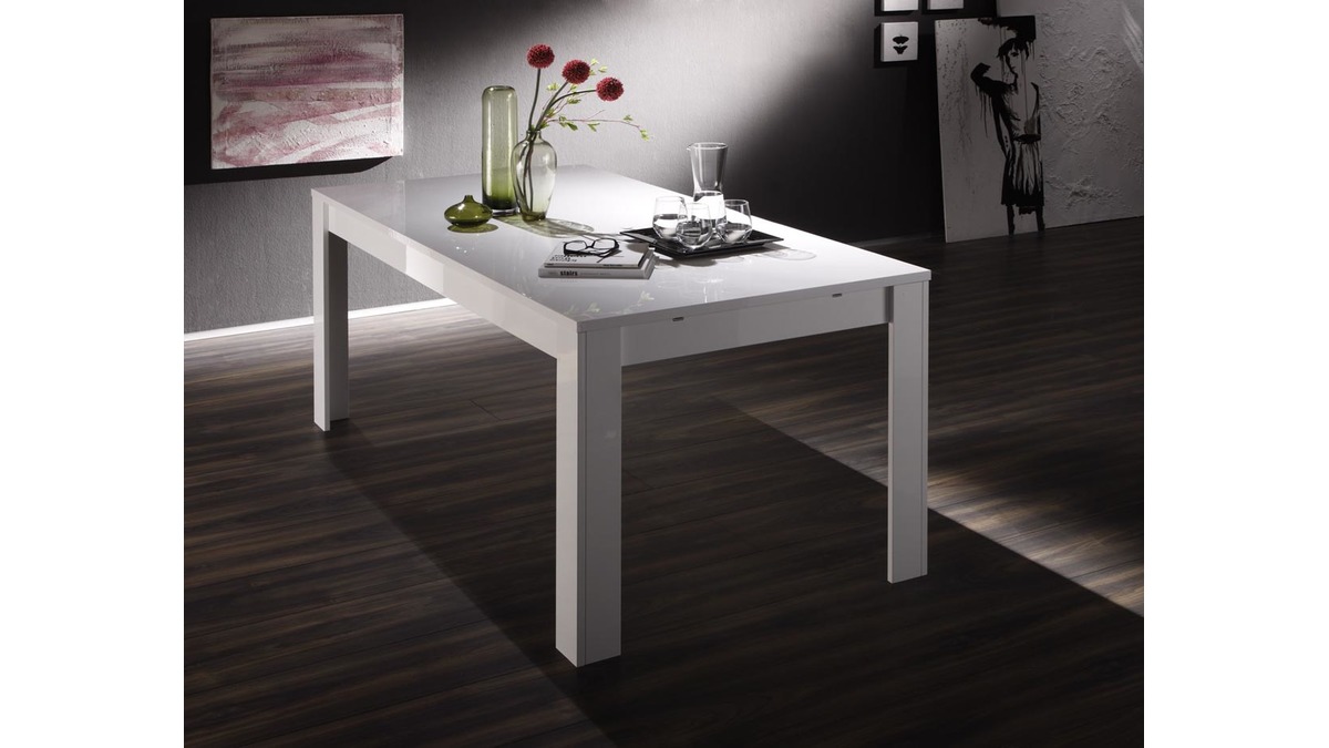 Tavolo da pranzo design 180cm laccato bianco ERIA