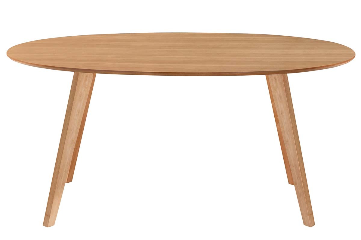 Tavolo da pranzo design scandinavo ovale quercia L160 MARIK