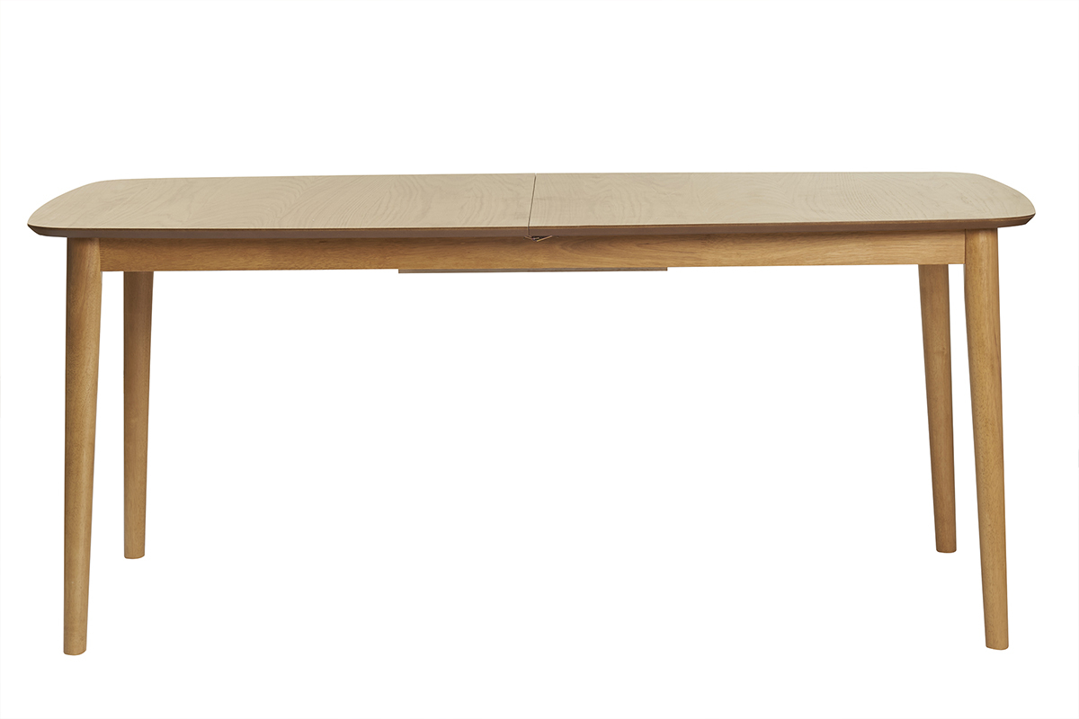 Tavolo da pranzo rettangolare allungabile in legno chiaro rovere L180-220 cm EGO