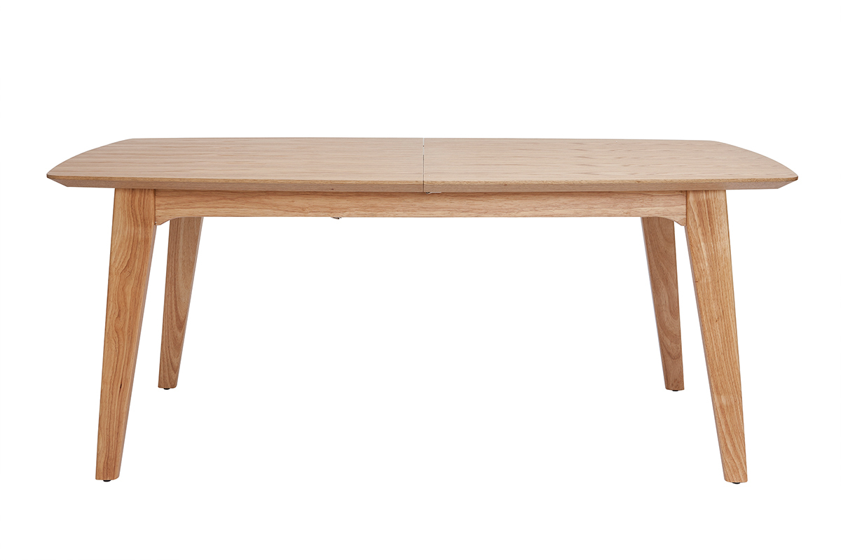 Tavolo da pranzo scandinavo allungabile impiallacciatura rovere L180-230 cm FIFTIES