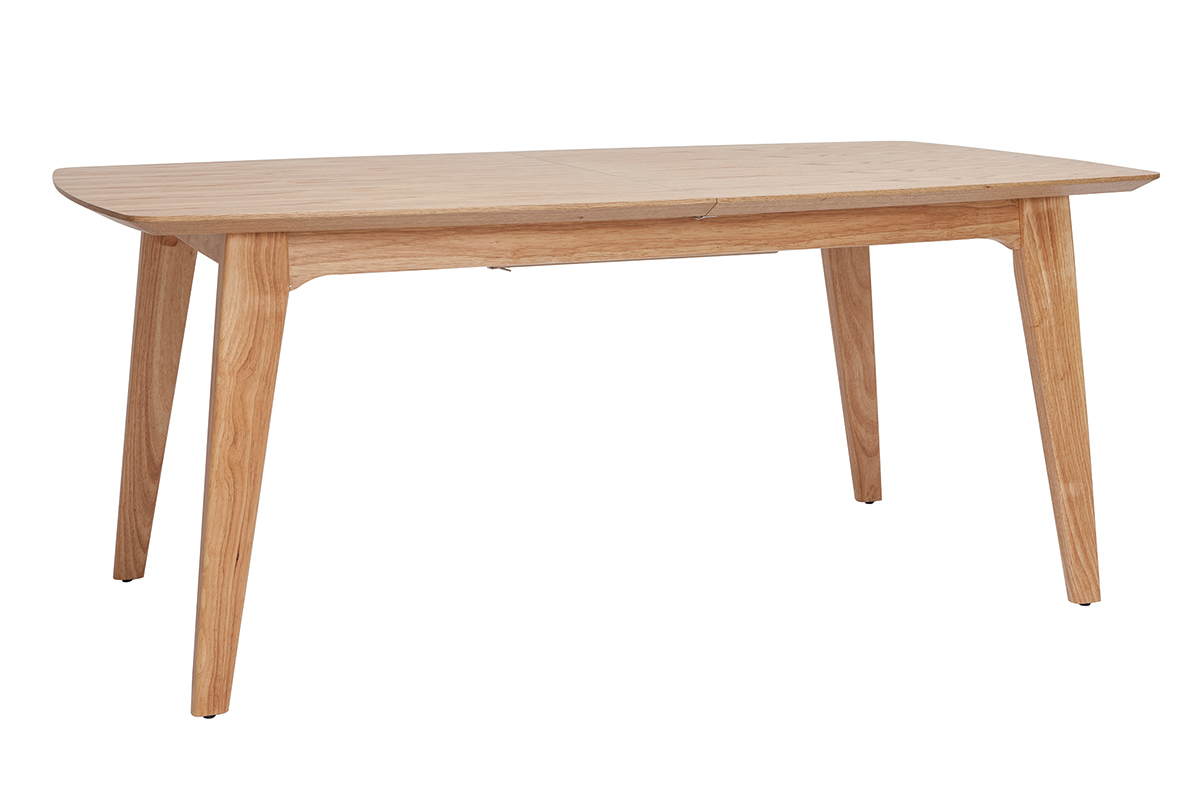 Tavolo da pranzo scandinavo allungabile impiallacciatura rovere L180-230 cm FIFTIES