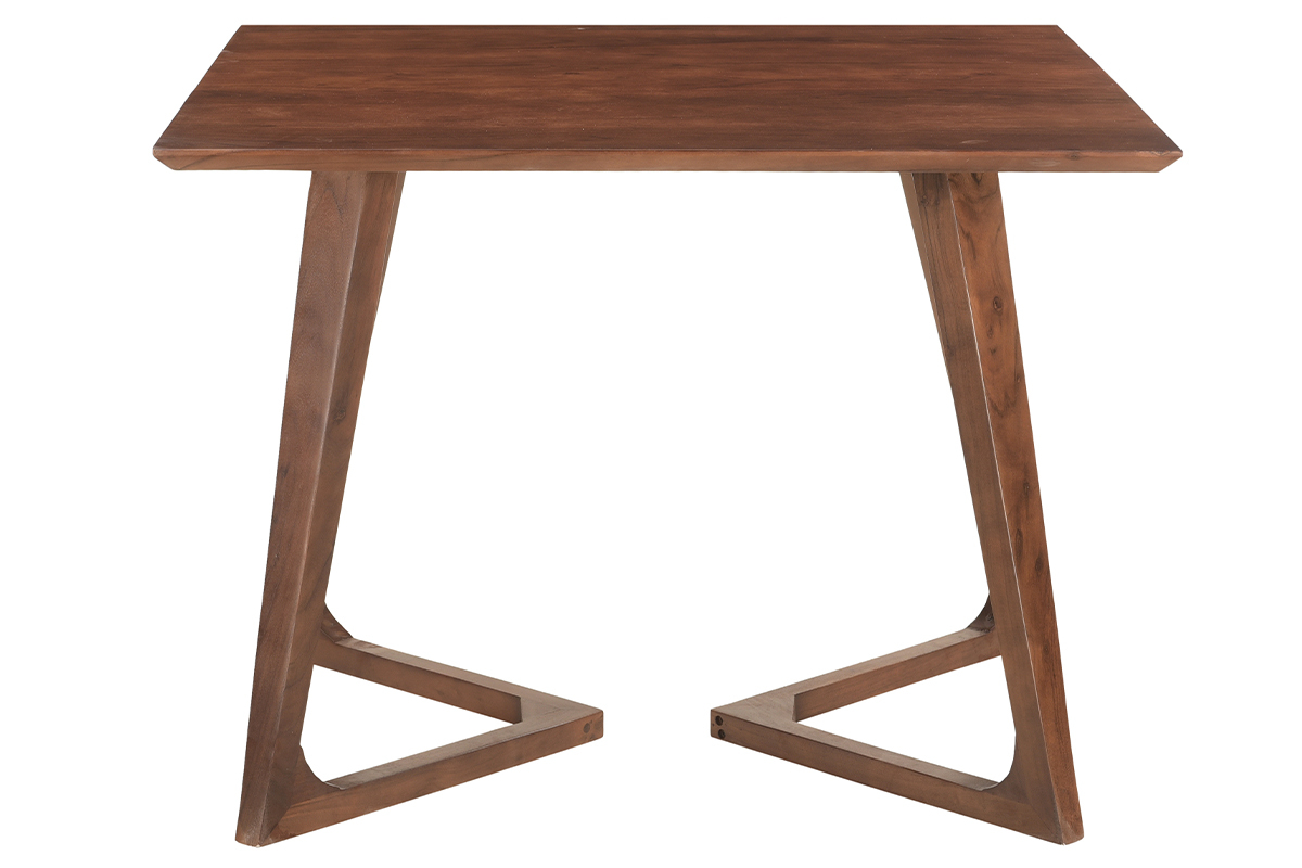 Tavolo design quadrato in legno massello L100 cm BANDOL