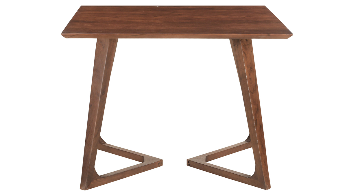 Tavolo design quadrato in legno massello L100 cm BANDOL