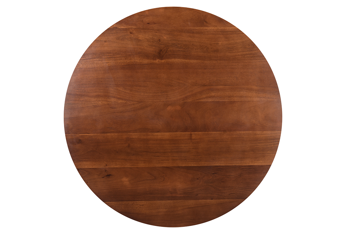 Tavolo design rotondo in legno massello L115 cm BANDOL